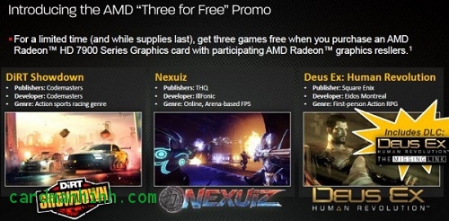 AMD Three for Free