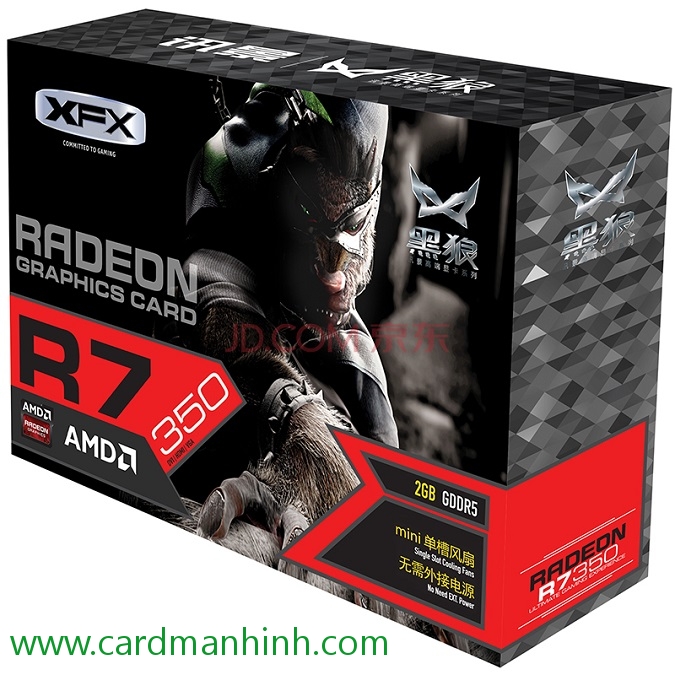 Card màn hình XFX Radeon R7 350