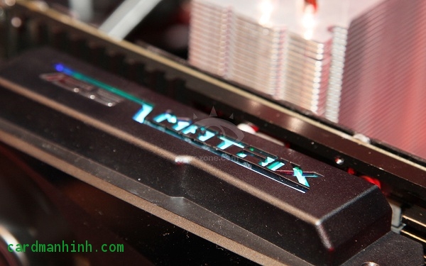 Dòng chữ "Matrix" trên card màn hình Radeon HD 7970 Matrix