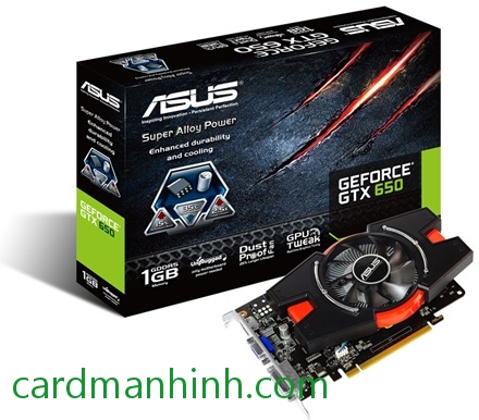 Card màn hình ASUS GeForce GTX 650 1GB GTX650-E-1GD5
