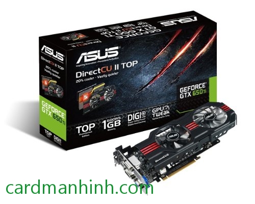 Card màn hình ASUS GeForce GTX 650 Ti Direct CU II TOP