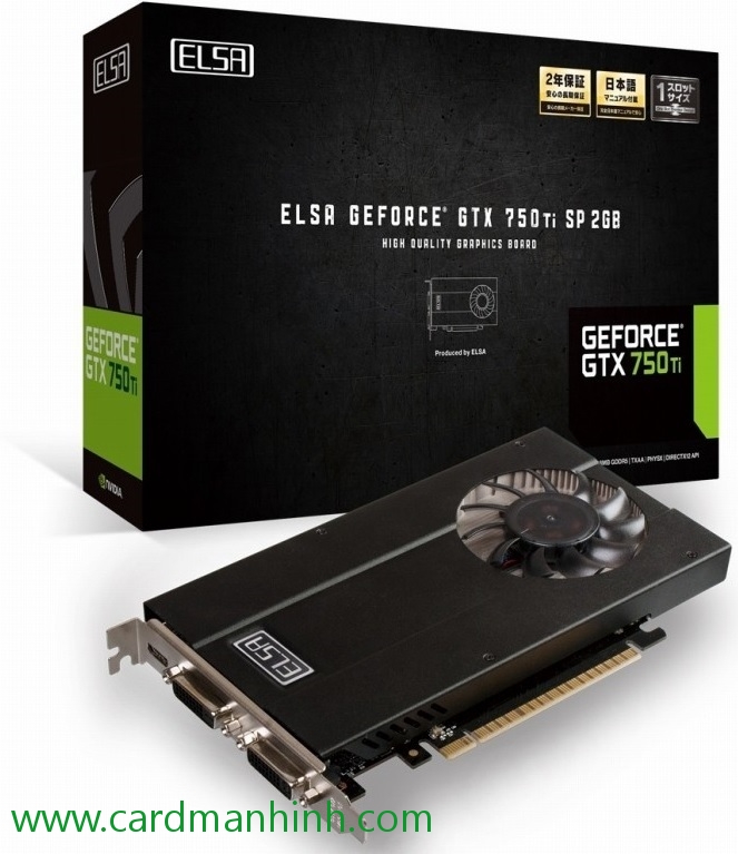 Card màn hình ELSA GeForce GTX 750 Ti SP 2 GB