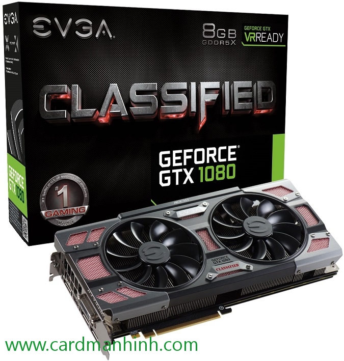 Card màn hình EVGA GeForce GTX 1080 CLASSIFIED GAMING ACX 3.0