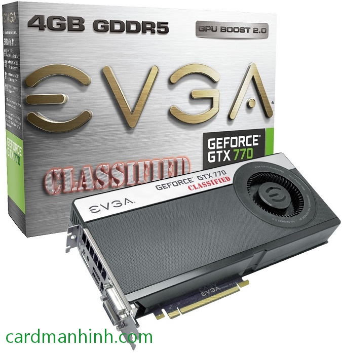 Card màn hình EVGA GeForce GTX 770 Classified mới