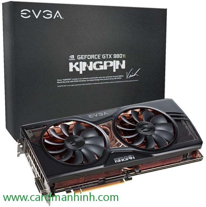 Card màn hình EVGA GeForce GTX 980 Ti Kingpin Edition với kỷ lục 3DMark World mới