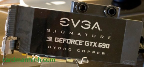 Card màn hình EVGA GTX 690 Signature Hydro Copper 