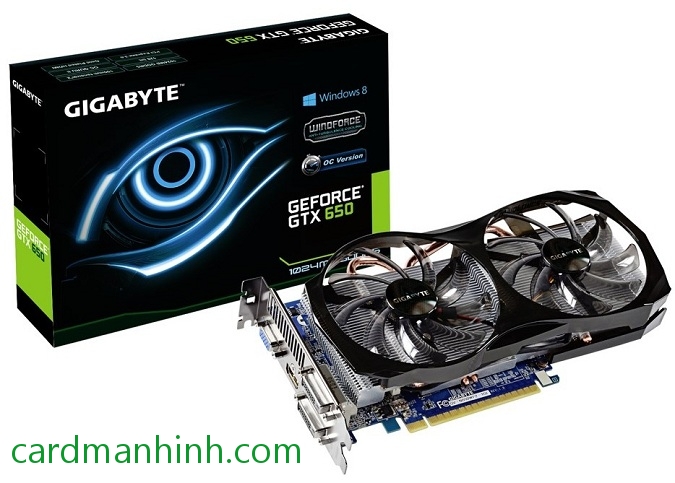 Card màn hình Gigabyte GeForce GTX 650 OC WindForce 2X