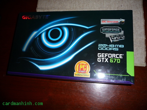 Card màn hình Gigabyte GeForce GTX 670 OC