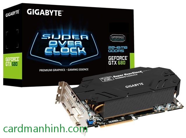 Card màn hình Gigabyte GeForce GTX 680 WindForce 5X