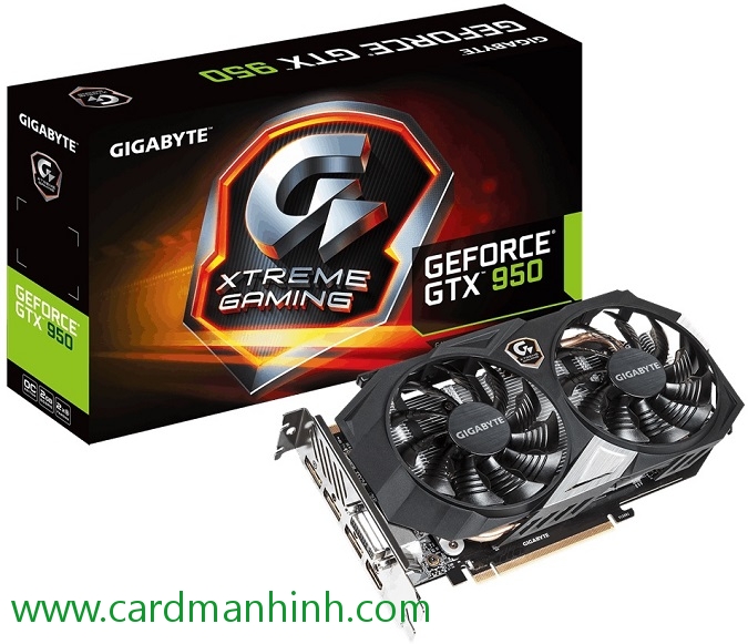 Card màn hình GIGABYTE GeForce GTX 950 XTREME