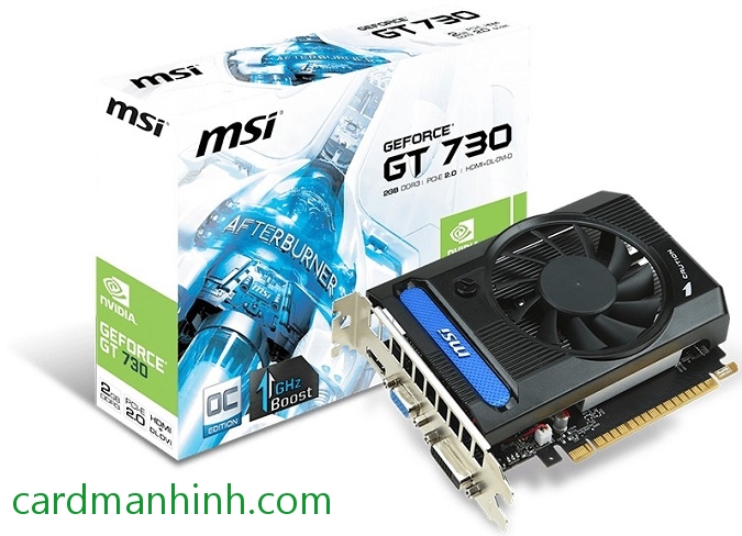 Card màn hình MSI GeForce GT 730 OC 2GB GDDr3
