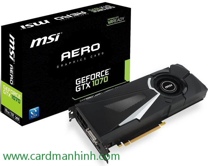 Card màn hình MSI GeForce GTX 1070 AERO 8G OC