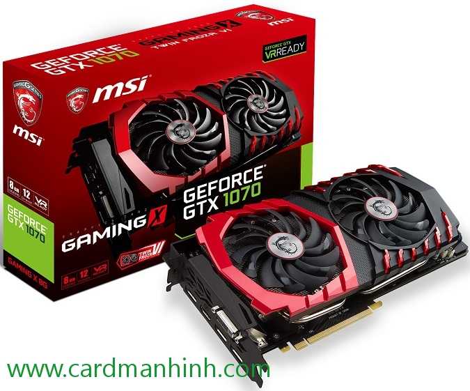 Card màn hình MSI GeForce GTX 1070 GAMING X 8G