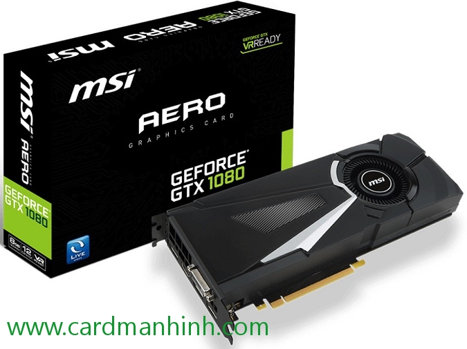 Card màn hình MSI GeForce GTX 1080 AERO 8G OC