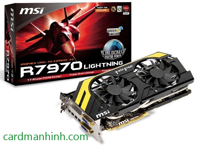Card màn hình MSI Radeon HD 7970 Lightning Boost