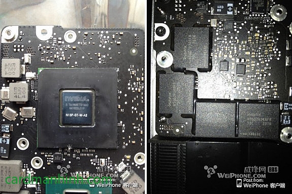 Card màn hình NVIDIA GeForce GT 650M trên MacBook Pro