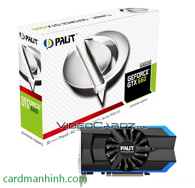 Card màn hình Palit GeForce GTX 660 OC 2GB
