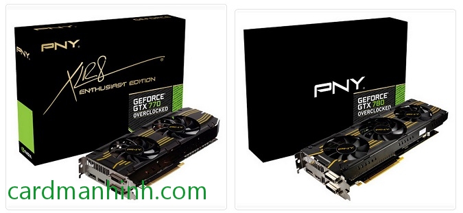 Card màn hình PNY GeForce GTX 770 OC và GTX 780 OC