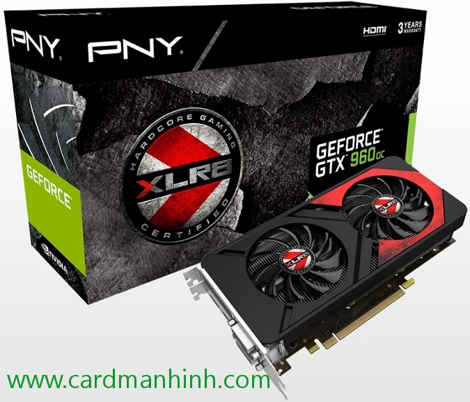 Card màn hình PNY GeForce GTX 960 XLR8 OC Gaming