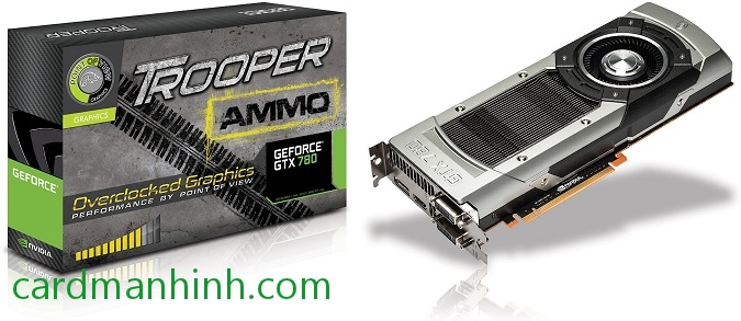 Card màn hình Point of View GeForce GTX 780 Trooper ARMO