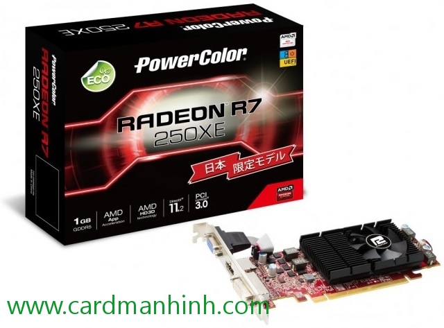 Card màn hình PowerColor Radeon R7 250XE