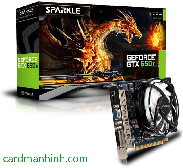 Card màn hình Sparkle GeForce GTX 650 Ti