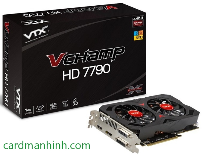 Card màn hình VTX3D Radeon HD 7790 V-Champ