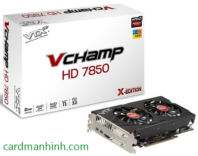 Card màn hình VTX3D Radeon HD 7850 V-Champ