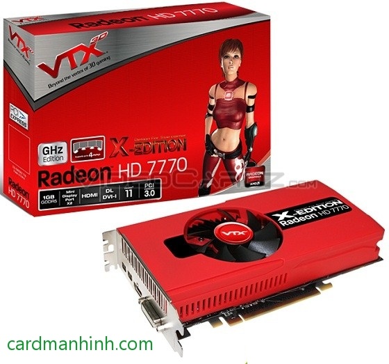 Card màn hình VTX3D Radeon HD7770 X-Edition