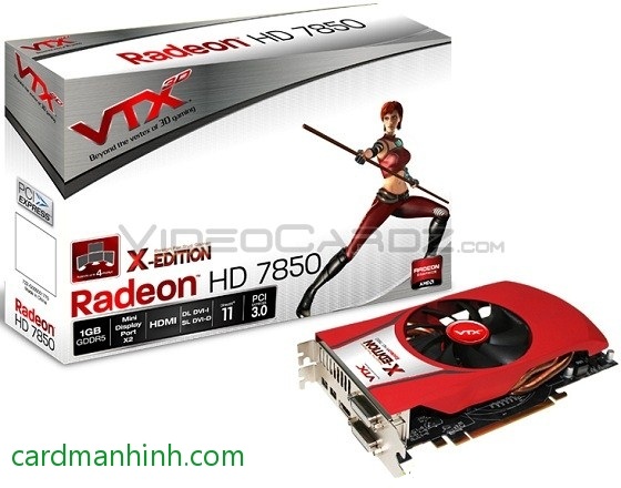 Card màn hình VTX3D Radeon HD7850 X-Edition
