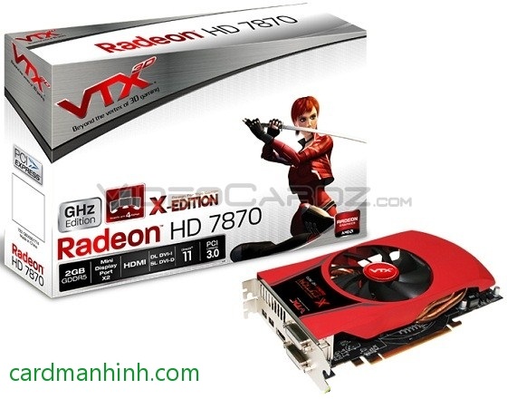 Card màn hình VTX3D Radeon HD7870 X-Edition