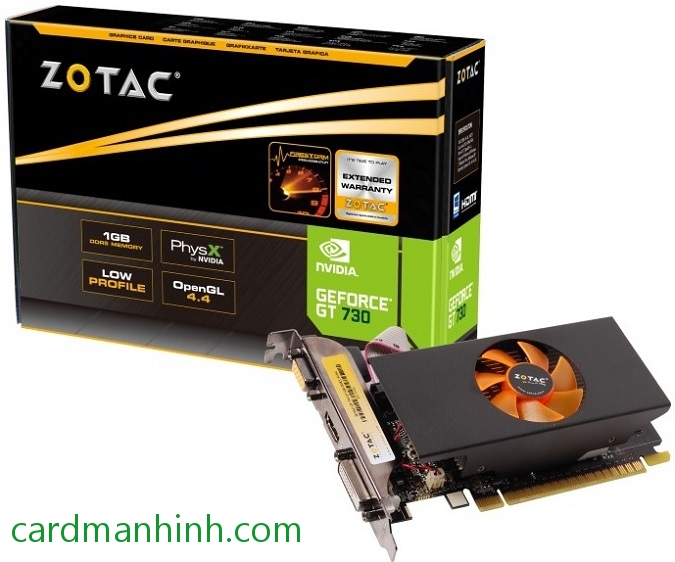 Card màn hình Zotac GeForce GT 730 1GB GDDr5