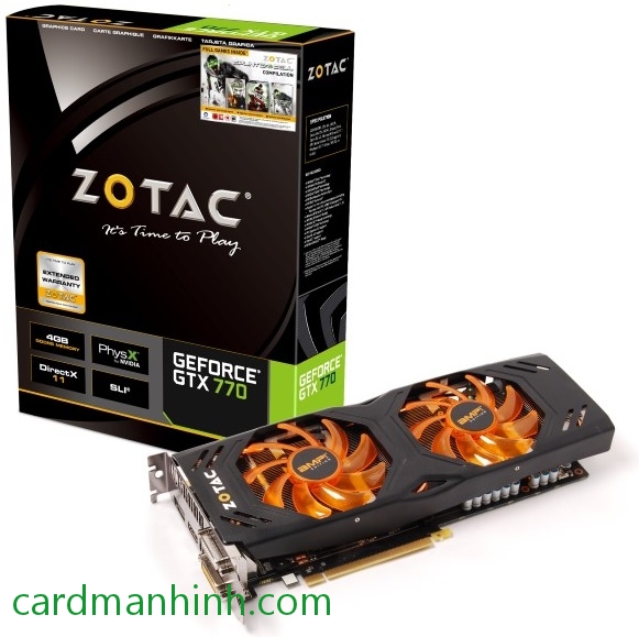 Card màn hình Zotac GeForce GTX 770 4GB