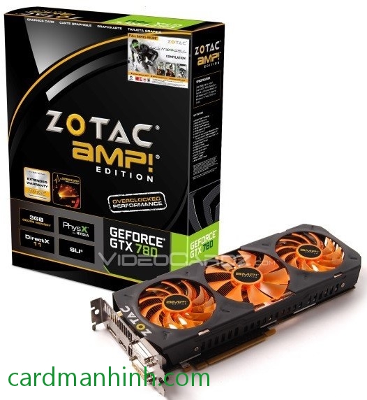 Card màn hình Zotac GeForce GTX 780 AMP!