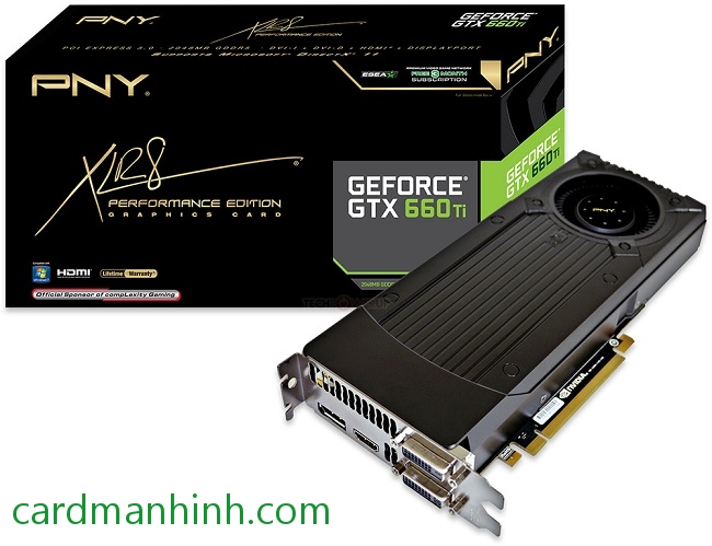 Card màn hình PNY XLR8 NVIDIA GeForce GTX 660 Ti