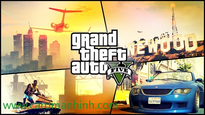 Chọn card màn hình chơi game Grand Theft Auto V ở res 4K