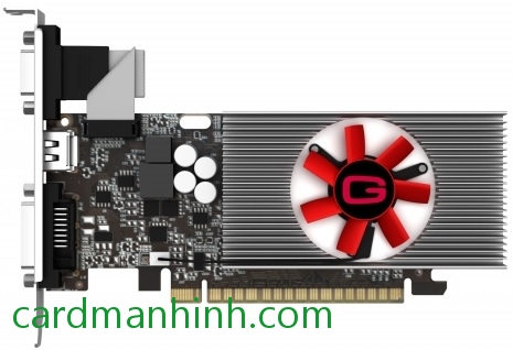 Gainward GeForce GT 740 low-profile dùng 1 fan nhỏ và bộ nhớ GDDr3