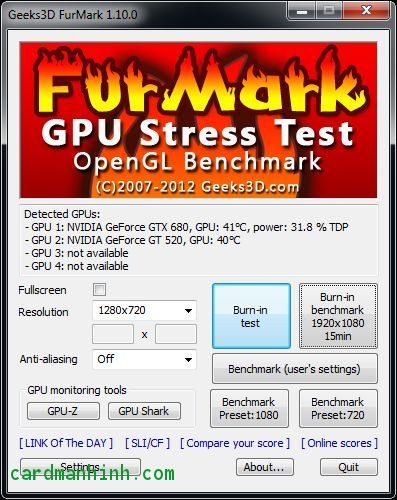 Geeks3D FurMark 1.10