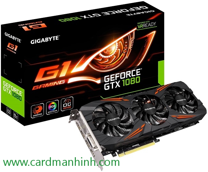 Gigabyte giới thiệu card màn hình GeForce GTX 1080 G1 Gaming
