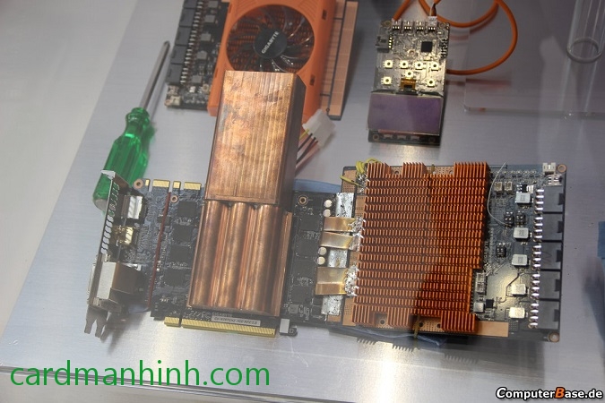 G-Power Board OC Module cũng dùng tản nhiệt ở các VRM-Phases