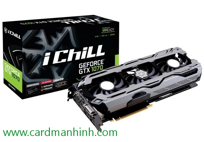 Hình ảnh card màn hình Inno3D GeForce GTX 1070 iChill X3