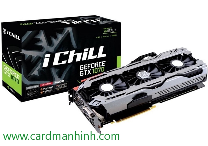 Hình ảnh card màn hình Inno3D GeForce GTX 1070 iChill X4