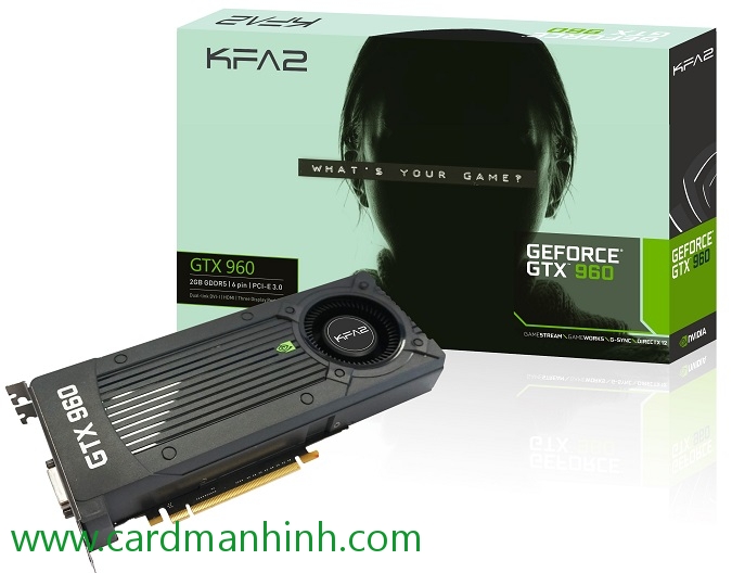 Hình ảnh card màn hình KFA2 GeForce GTX 960