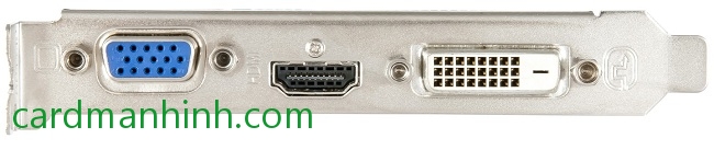 3 cổng xuất hình: 1 cổng VGA, 1 cổng HDMI và 1 cổng DVI