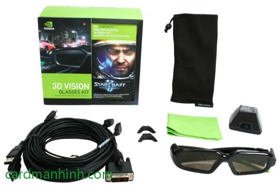 Trọn bộ kính NVIDIA 3D Vision giá 69.99$