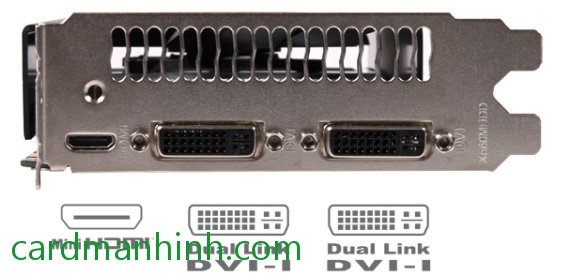 Ngõ xuất hình: 2 cổng DVI và 1 cổng mini-DisplayPort