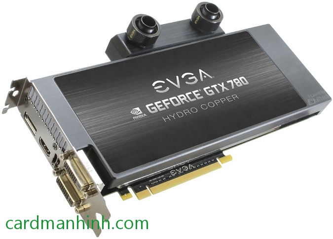 Mặt trước EVGA GeForce GTX 780 Hydro Copper
