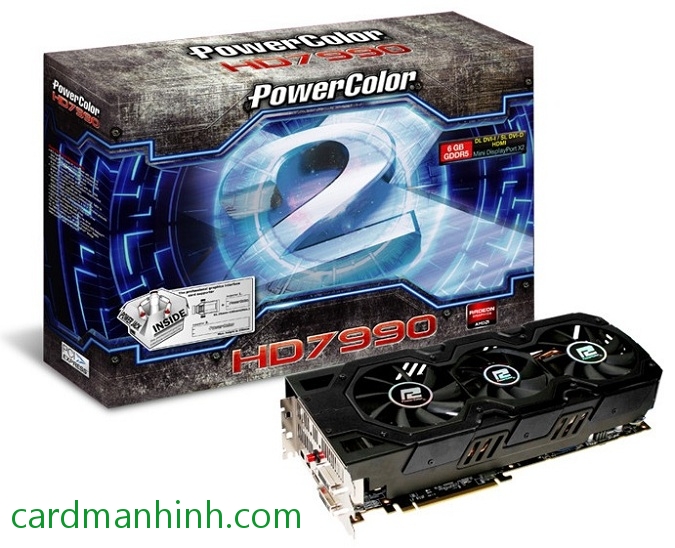 Card màn hình PowerColor AMD Radeon HD 7990