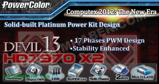 Slice Powerpoint giới thiệu card màn hình Radeon HD 7970 X2 Devil 13