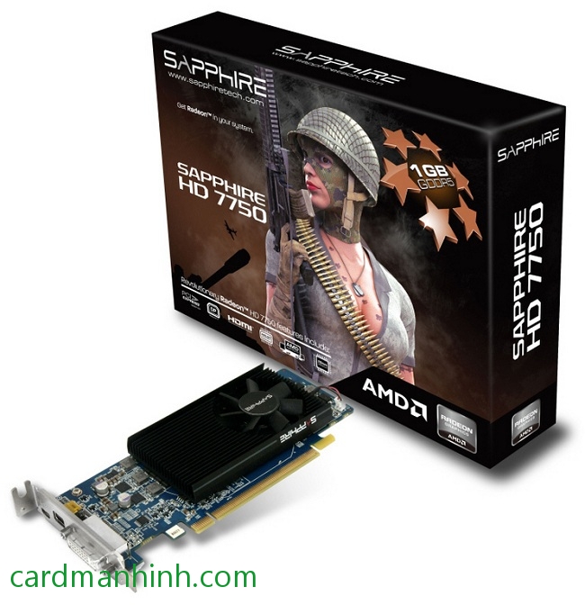 Card màn hình Sapphire AMD Radeon HD 7750 1GB